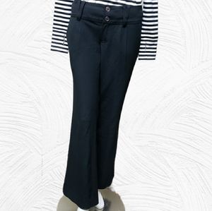 Smart Set size 7 low rise black gray plaid pattern dress pant trousers